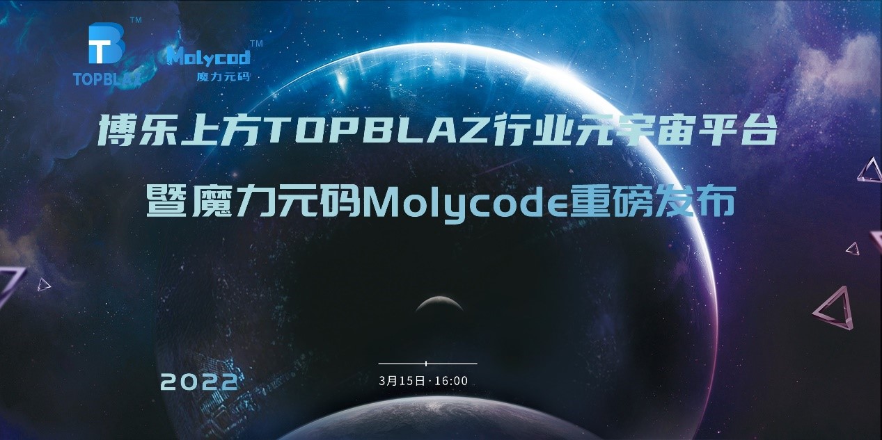 行业元宇宙平台TOPBLAZ来了  魔力元码Molycode隆重发布